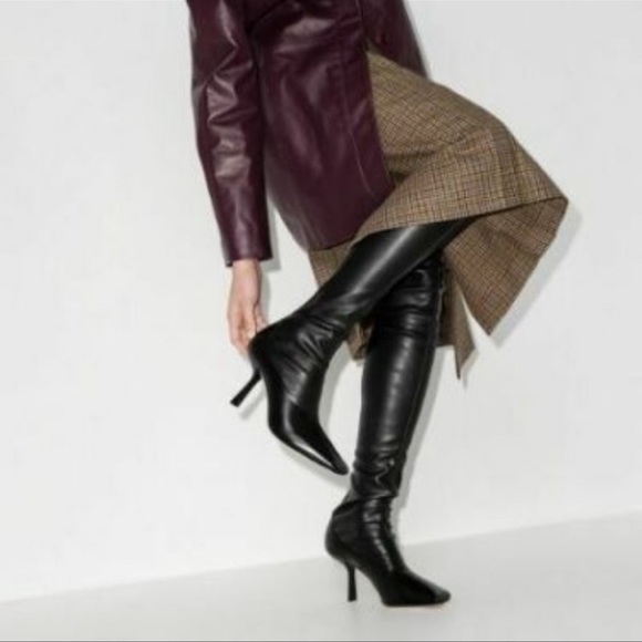 Jimmy Choo Mire 85 over knee heeled boots sz 36 - Picture 2 of 16